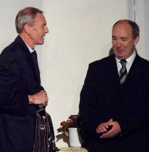 The minister and Hugh